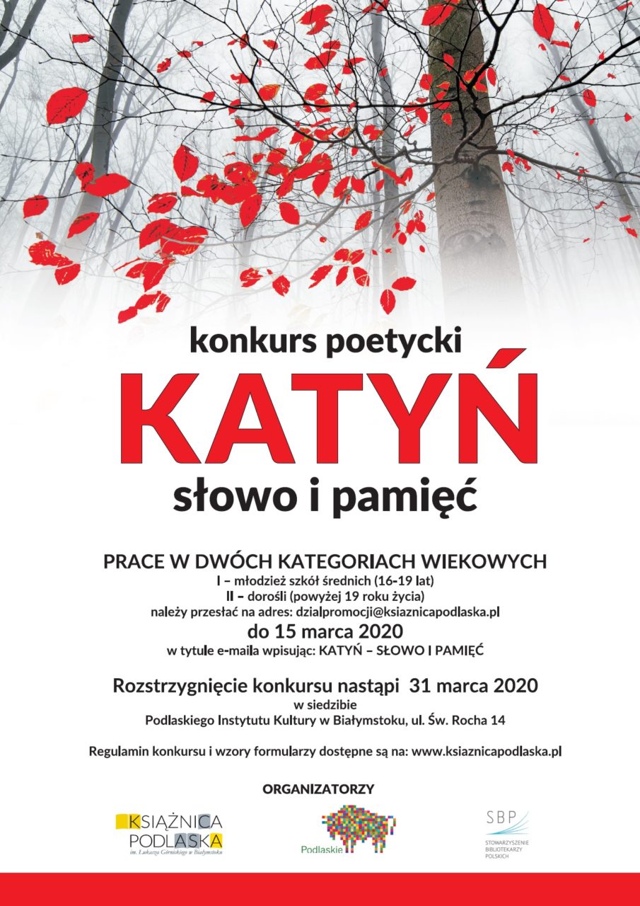 Ilustracja do artykułu Konkurs poetycki „Katyń – słowo i pamięć” – jury wyłoniło zwycięzców