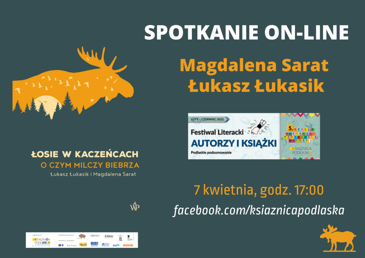 Ilustracja do artykułu Spotkanie on-line z Łukaszem Łukasikiem i Magdaleną Sarat