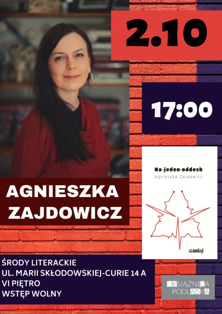 Spotkanie autorskie z Agnieszką Zajdowicz