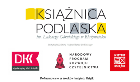 Logo Książnicy Podlaskiej oraz Instytutu Książki