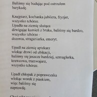 Wiersz A. Świrszczyńskiej Budując barykadę.